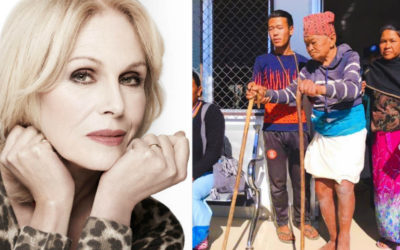 Joanna Lumley Blasts Media Which “Forgets Broken Lives/Communities Left Behind Once Storm Of Publicity Has Moved On From An Area Of Crisis” In Support Of Humans Of Our World’s “Remember Forgotten Villages” campaign