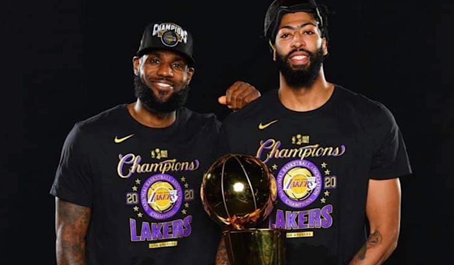 Did the #lakers win a fake #NBA championship in the bubble? #lebronjam