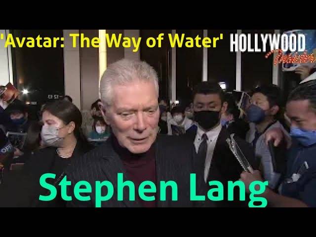 The Hollywood Insider Video Stephen Lang 'Avatar: The Way of Water' Interview