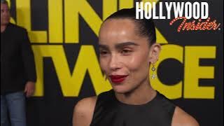 Zoë Kravitz Spills Secrets on ‘Blink Twice’ at Premiere