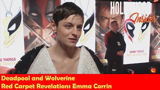 Emma Corrin Spills Secrets on ‘Deadpool and Wolverine’ at London Premiere