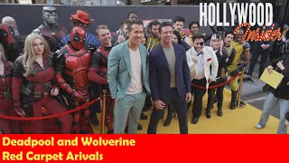 Red Carpet Arrivals at ‘Deadpool and Wolverine’ London Premiere Ryan Reynolds, Hugh Jackman