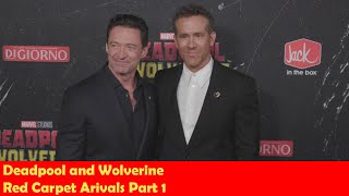 Red Carpet Arrivals at ‘Deadpool and Wolverine’ World Premiere Part 1 Ryan Reynolds, Hugh Jackman