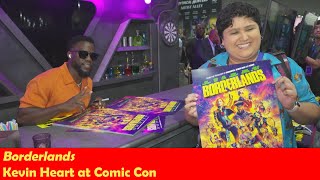 Kevin Hart at Comic Con “Borderlands” Booth