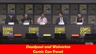 Deadpool and Wolverine Comic Con Panel Ryan Reynolds, Hugh Jackman Kevin Feige, Shawn Levy