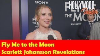 Scarlett Johansson Spills Secrets on ‘Fly Me to the Moon’ at Premiere