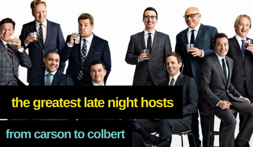 The Hollywood Insider Greatest Late Night Hosts, From Carson to Colbert