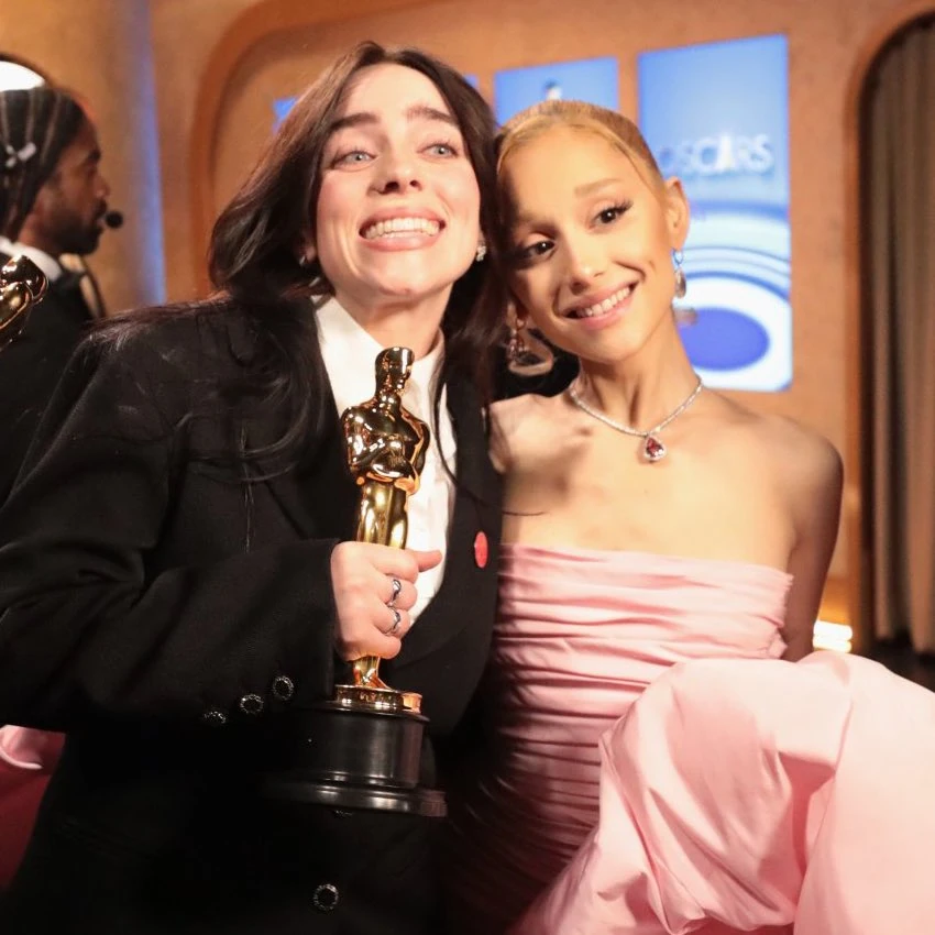 Billie Eilish and Ariana Grande 